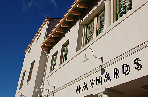 Architectural photography - Exterior of Maynards Market and Kitchen in Downtown Tucson, Arizona