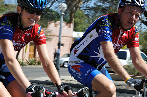Bicycle photography - Triathletes training on Cyclovia Tucson course
