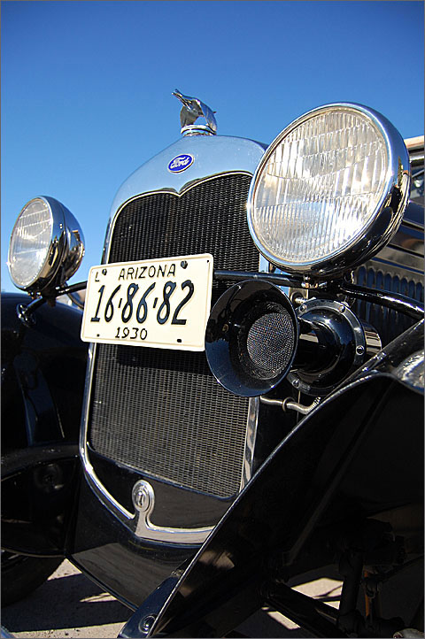 Event photography - Antique car at Tucson's annual Dillinger Days