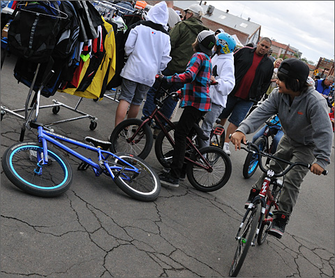 Event photography - BMX crew at the Fall 2012 Bicycle Swap Meet, Tucson, Arizona