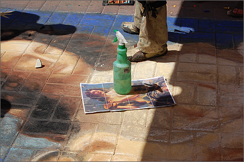 Event photography - Tools of the trade at the 3rd Annual Tucson Madonnari Chalk Art Festival