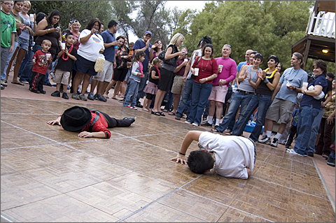 Event photography - Breakdancers at the 2009 Tucson Firefighters Chili Cookoff