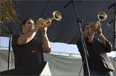 Event photography - Calexico in concert at Fiesta en el Barrio Viejo, Tucson, Arizona