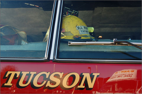 Event photography - Firetruck at Tucson's annual Harambee Festival