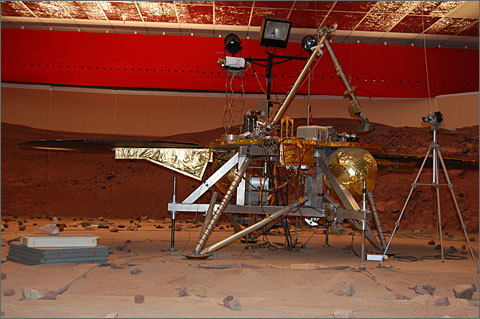 Event photography - Phoenix Mars Lander mockup