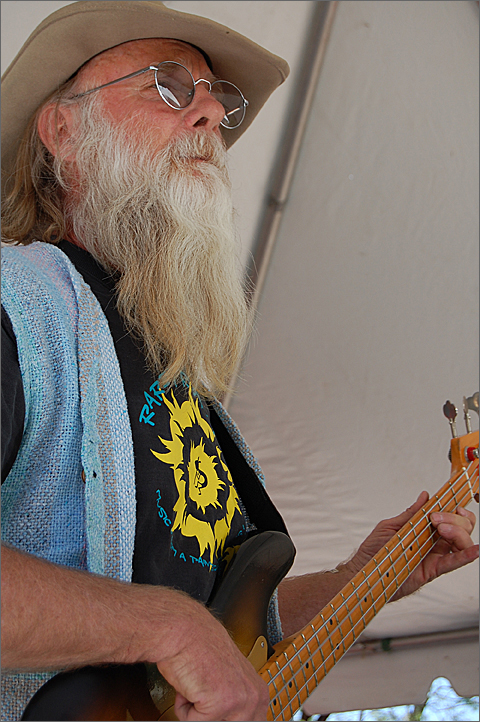 Event photography - Bassist Doc Whitmore at Tucson Folk Festival 2008