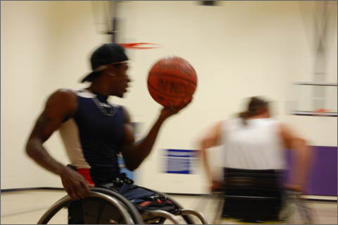 Event photography - Tucson Lobos wheelchair basketball practice