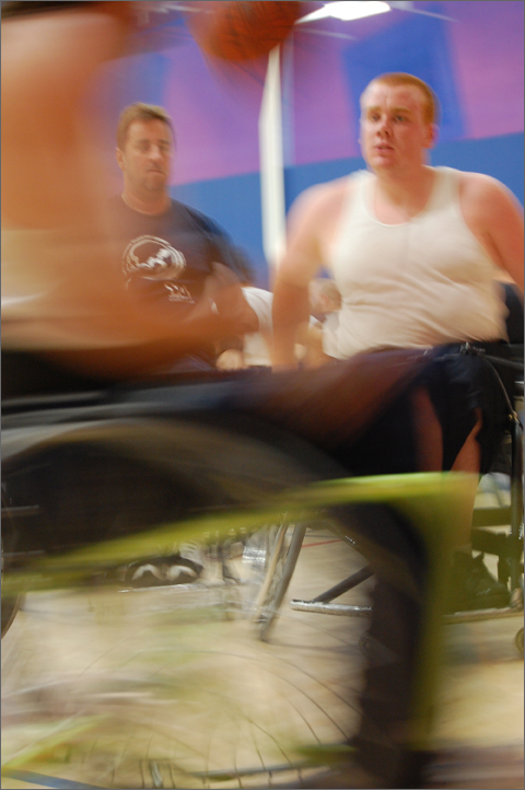 Event photography - Tucson Lobos wheelchair basketball practice