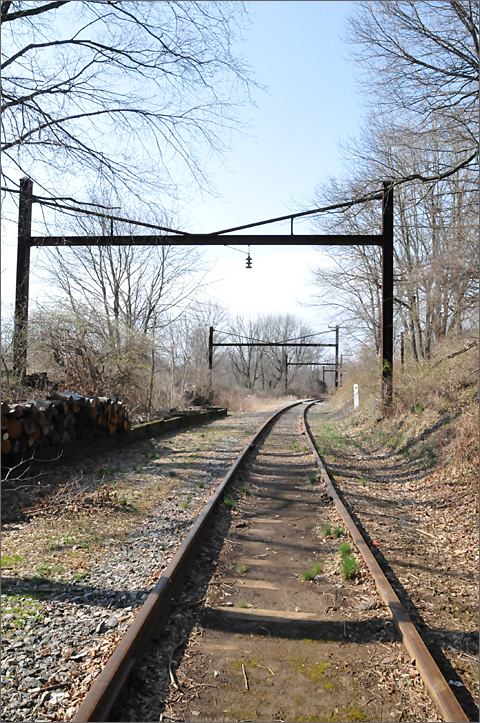 Nature photography - abandoned Media-West Chester Line railroad in Chester County, Pennsylvania