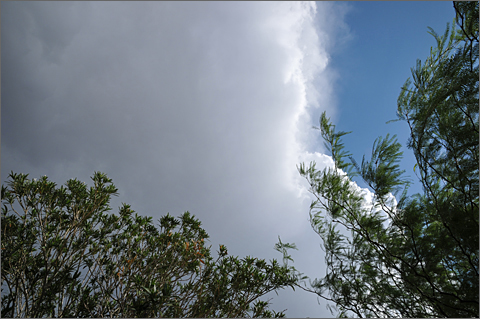 Nature photography - clouds from approaching storm, Tucson, Arizona