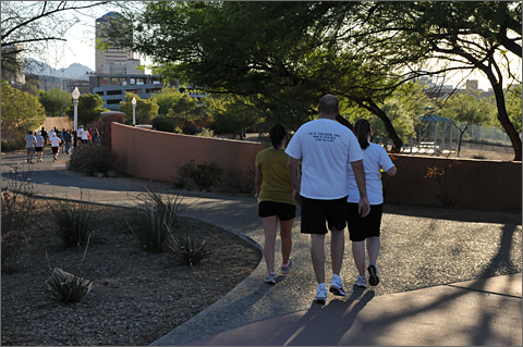 Photo essays - Meet Me at Maynards walkers and runners completing their last mile around Downtown Tucson, Arizona