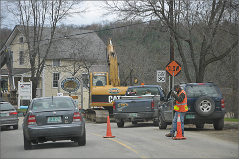 Photo essays - Post-Irene Route 100 reconstruction in Waitsfield, Vermont