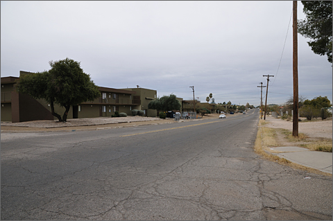 Photo essay - First Avenue looking south from Seneca Street, Tucson, Arizona