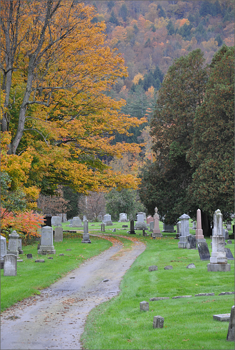Travel photography - Hope Cemetery, Waterbury, Vermont