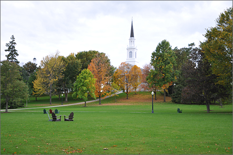 Travel photography - Middlebury College campus, Vermont