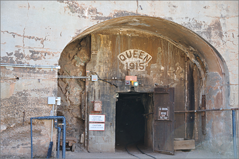 Travel photography - Queen Mine entrance in Bisbee, Arizona